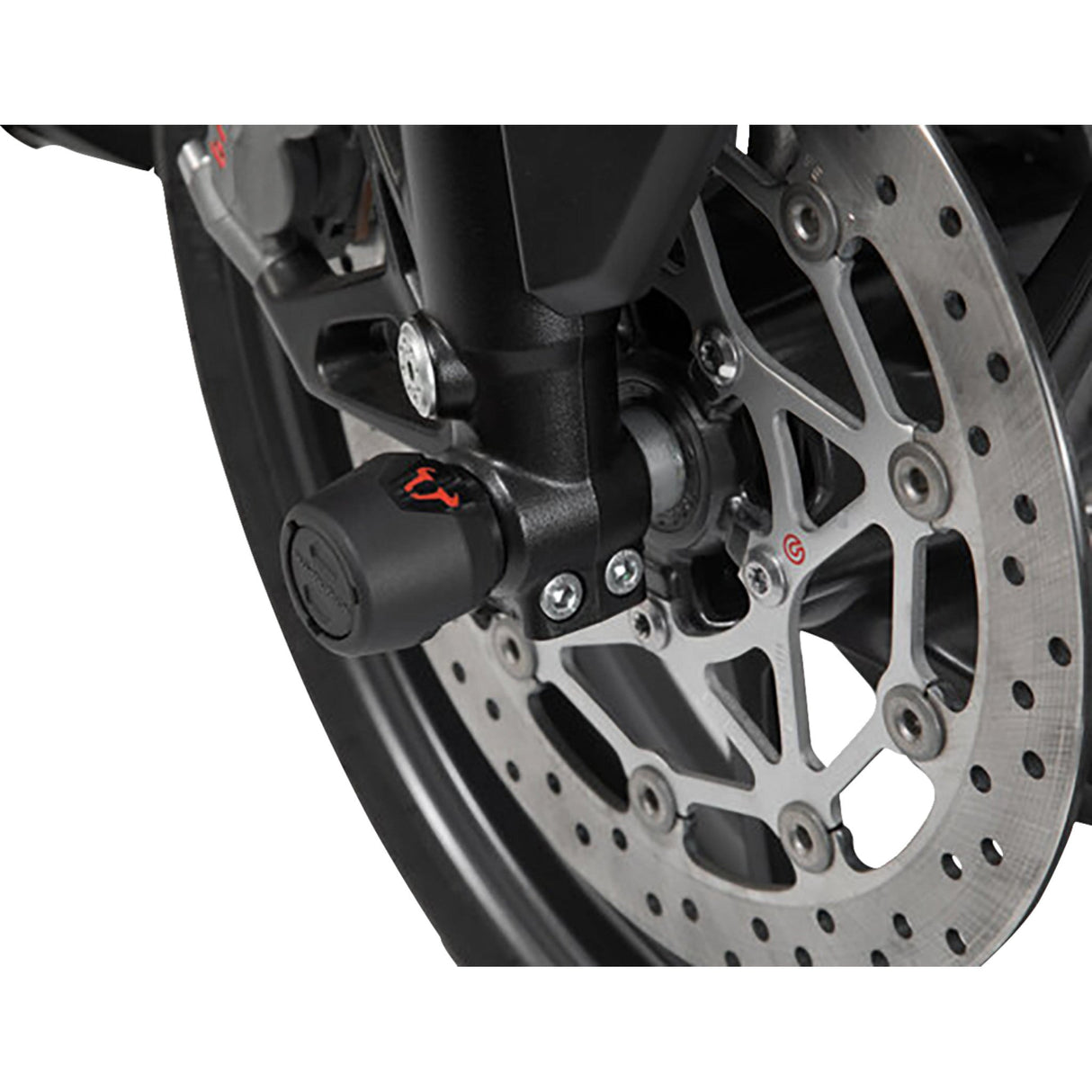 SW-MOTECH 0505-2231 STP.04.176.10601/B Front Axle Slider Axle Sliders - Front - Set - KTM 1050/1090/1190/1290