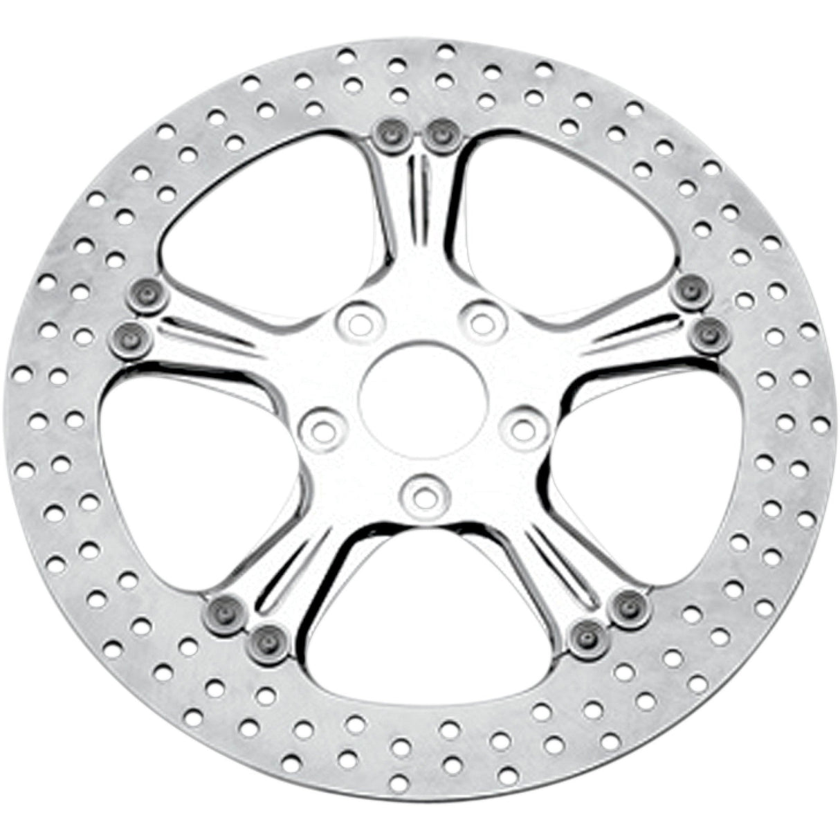 Performance Machine Wrath Brake Rotor - 0133-1800WRAS-CH For Harley Motorcycles 2006-2017