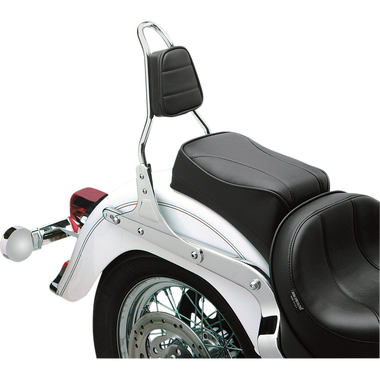 DRAG SPECIALTIES 0822-0338 Sissy Bar Pad — Stitched Tapered Stitched Sissy Bar Pad