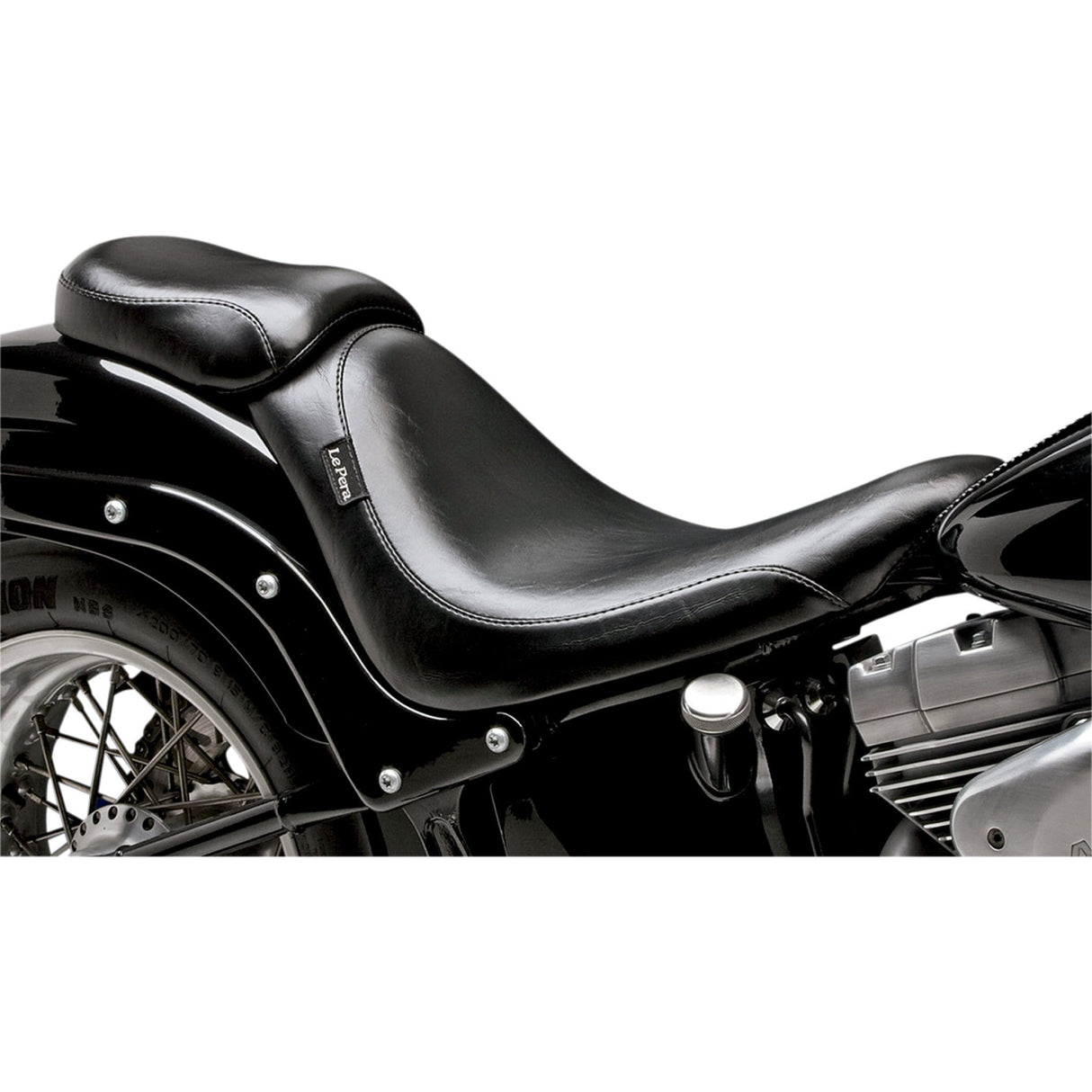 LePera Silhouette Pillion Pad Smooth FL FX - LK-850P For Harley Softail 2006-2017