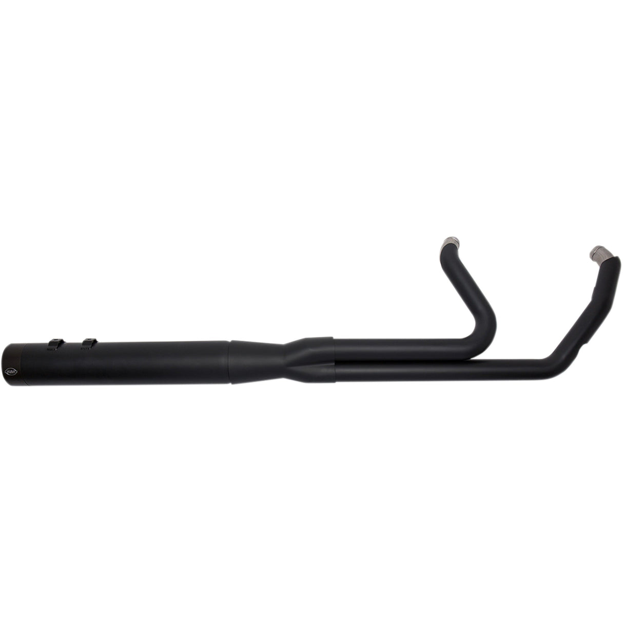 S&S Cycle 2-Into-1 Sidewinder® Exhaust System FL M8 Black Ceramic - 550-0729 For Harley Touring 2017-2026