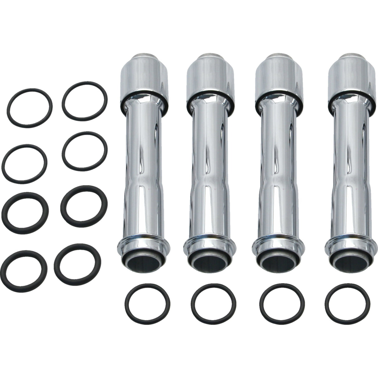 S&S CYCLE 0928-0122 106-1340 Pushrod Cover Kit - Chrome