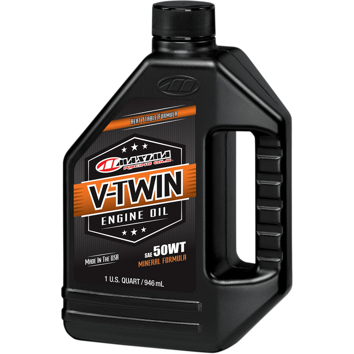 MAXIMA RACING OIL 3601-0292 30-07901 Pre-Evolution V-Twin Mineral Engine Oil V-Twin Oil - 50wt - 1 U.S. quart
