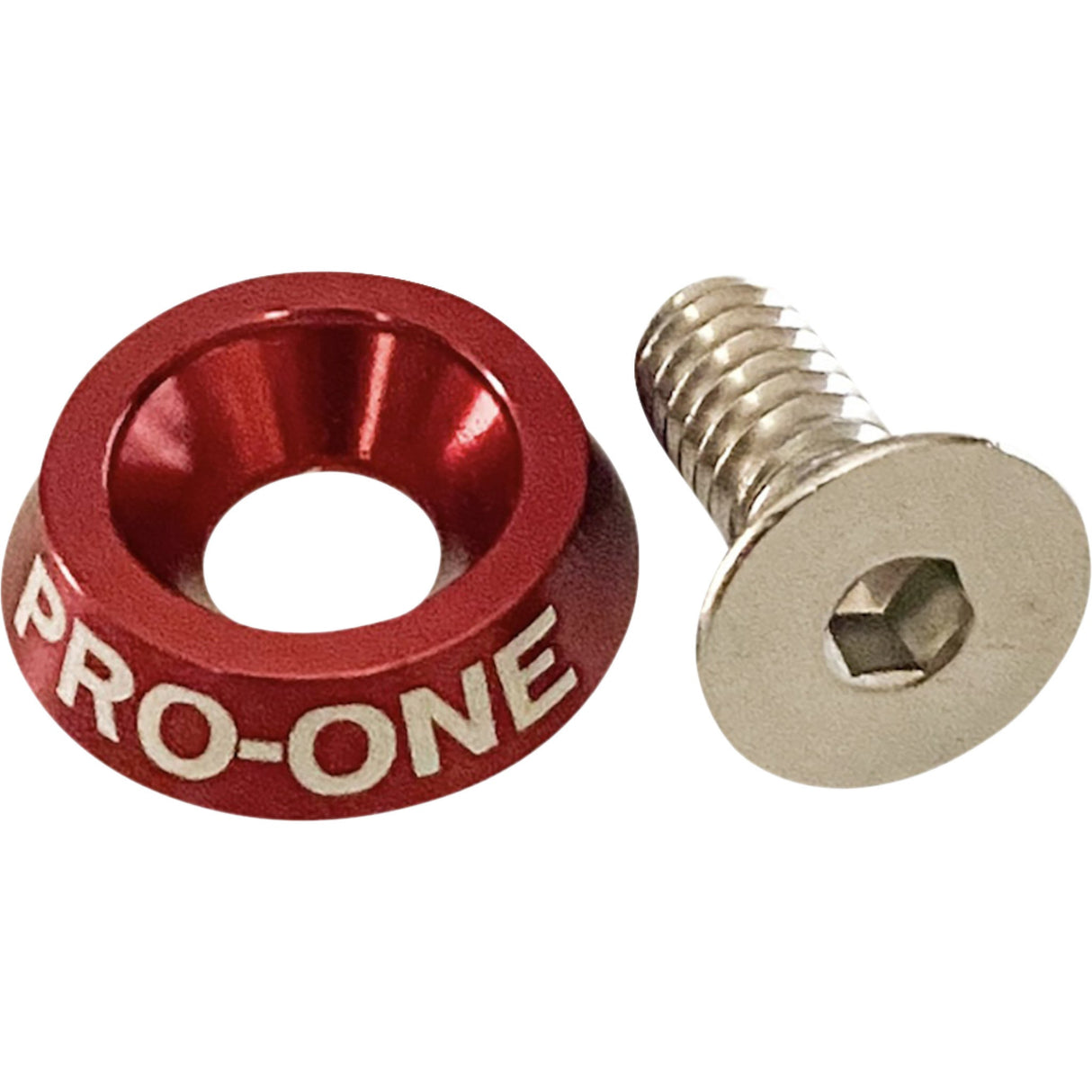 PRO-ONE PERF.MFG. 0820-0167 100200R Seat Bolt 1/4"-20 - red