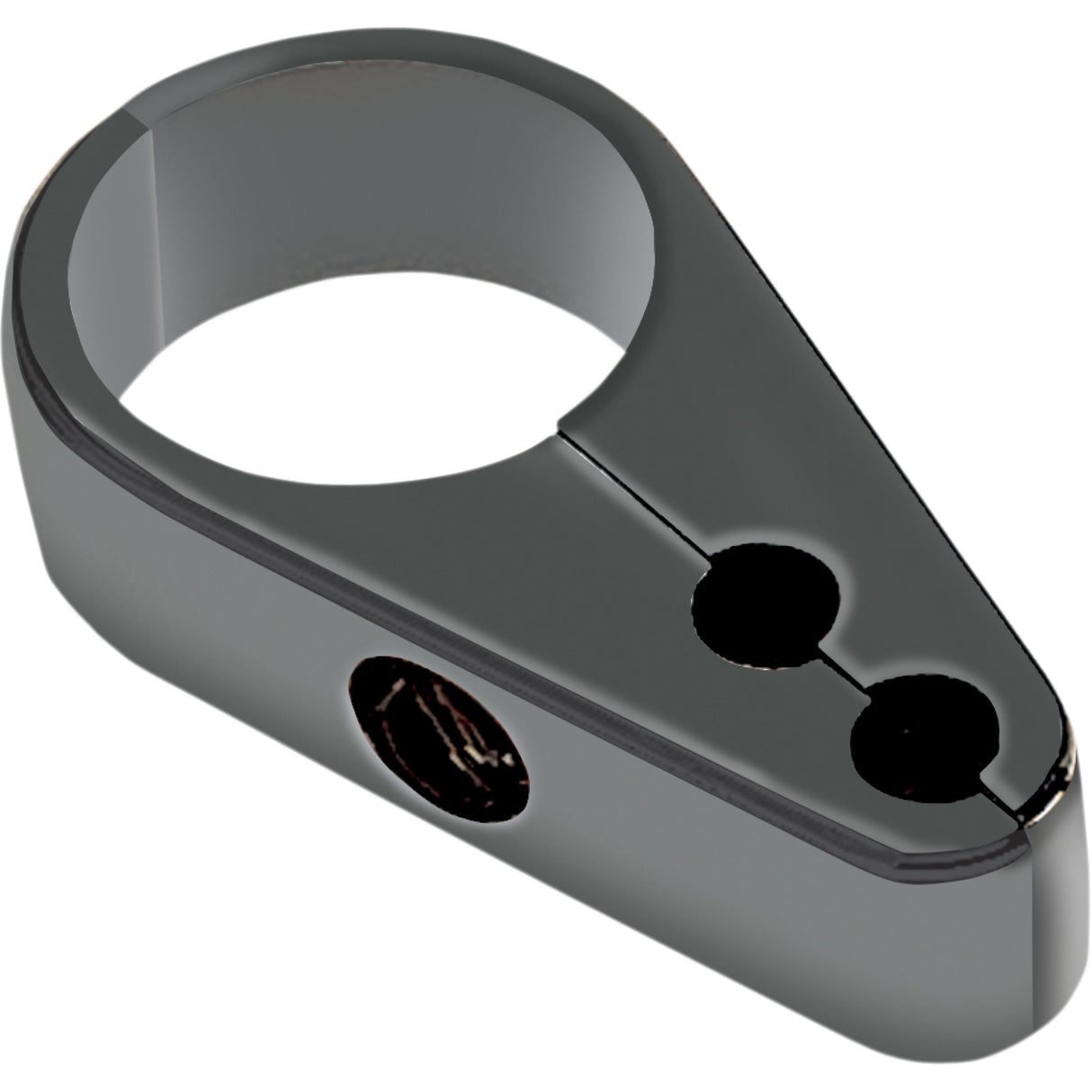 DRAG SPECIALTIES 0658-0074 Die-Cast Cable Clamp dual throttle - 1" frame - black