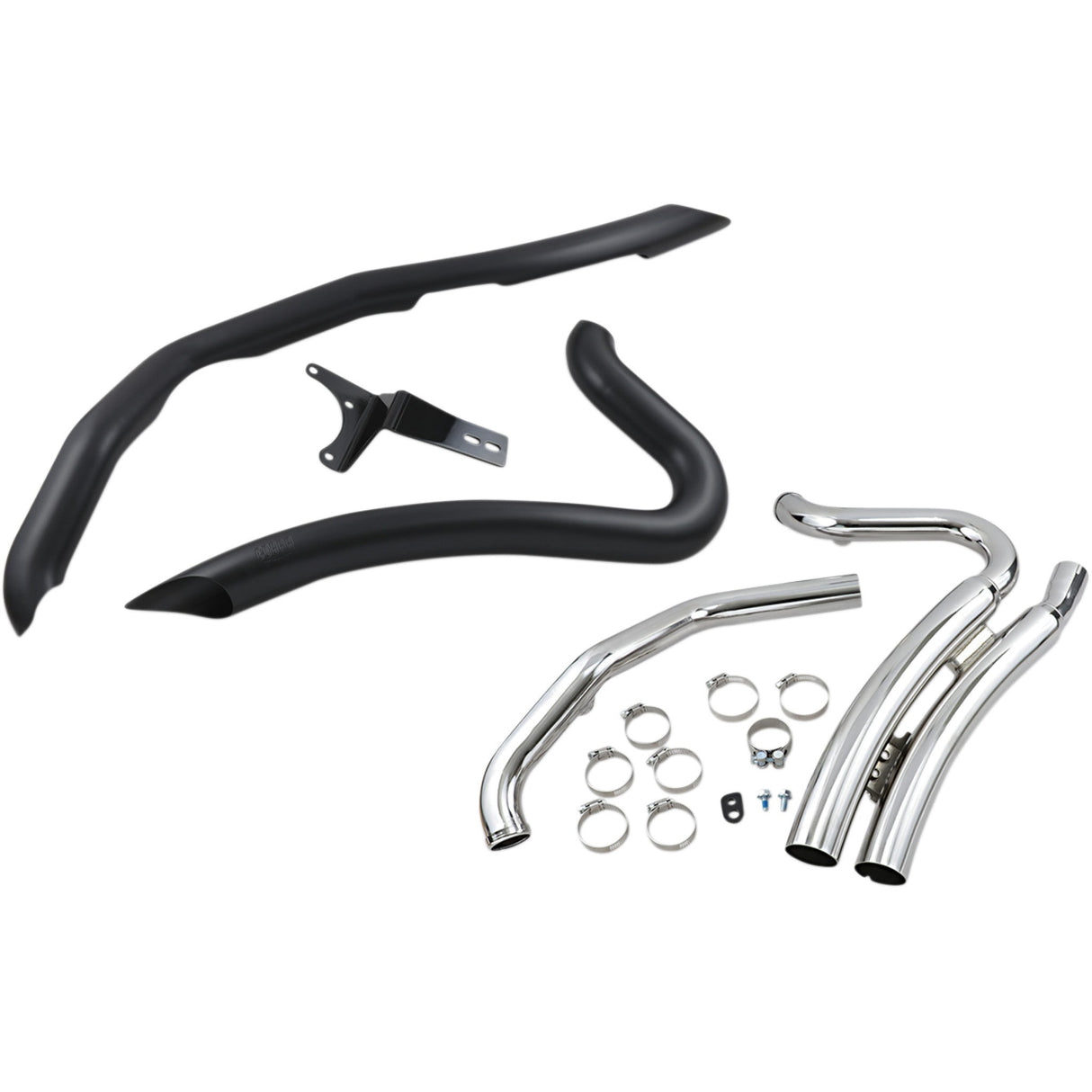 Cobra Speedster Swept 2-Into-2 Exhaust System - 6231B For Harley Touring 2017-2022