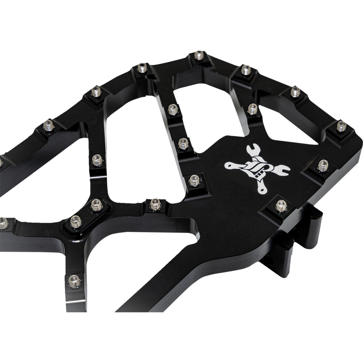 BURLY BRAND 1621-1224 B13-1053B MX-Evolution Floorboards rider - black - flh/flt '85-'24