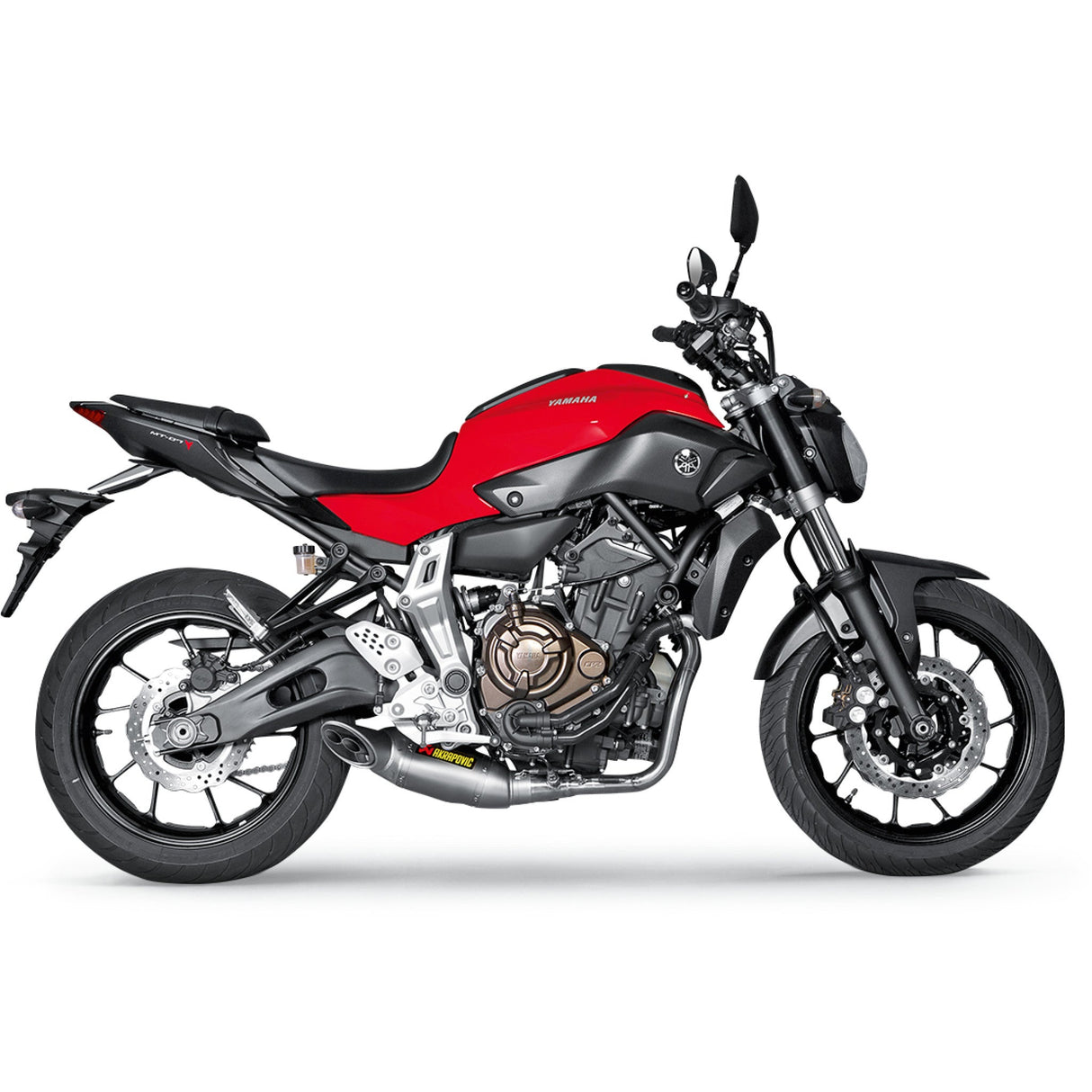 AKRAPOVIC 1810-2225 S-Y7R1-HAFT Racing Line Exhaust System Race Exhaust - Titanium