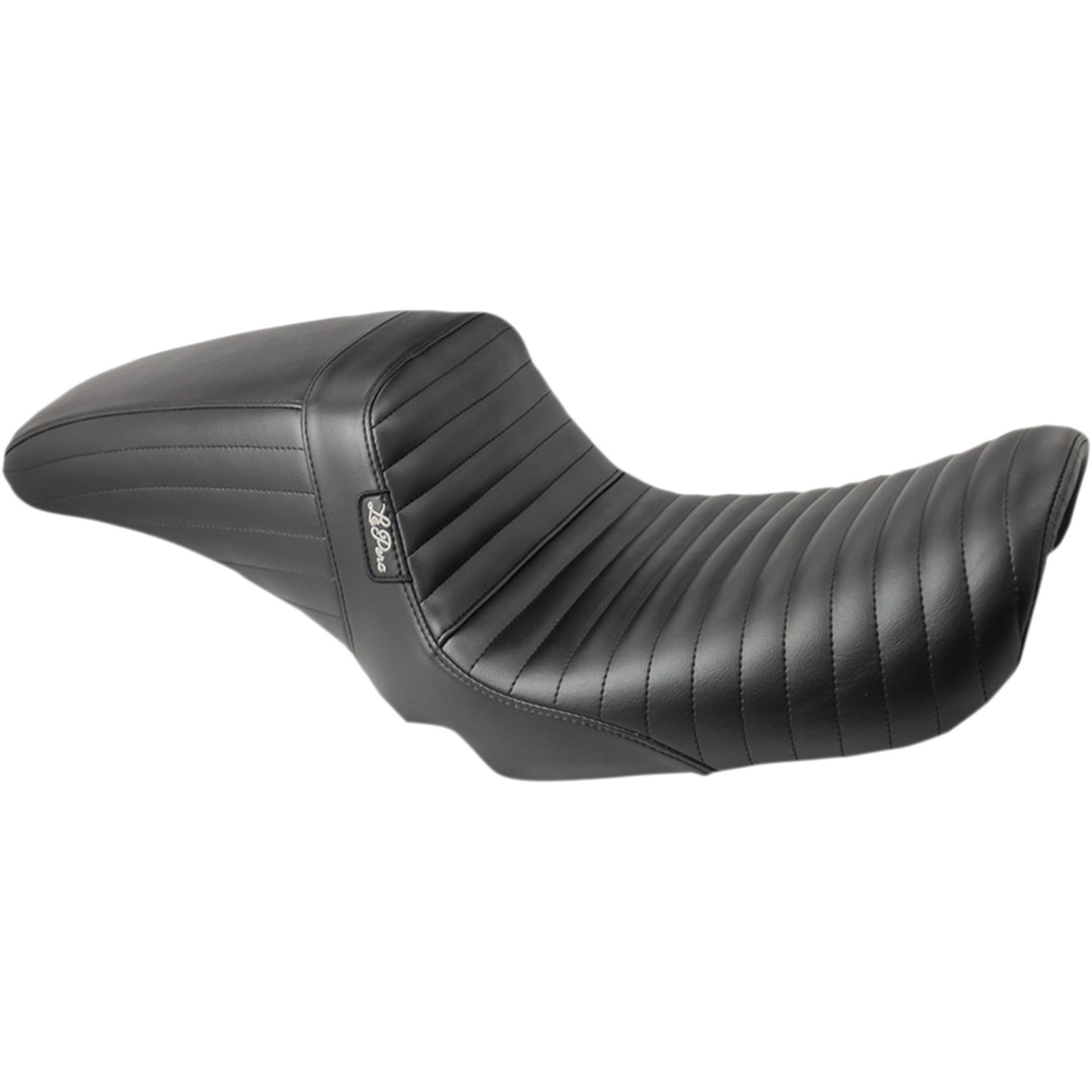 LE PERA 0803-0640 LF-591PT Kickflip Seat — Pleated - Black - FXD '04-'05