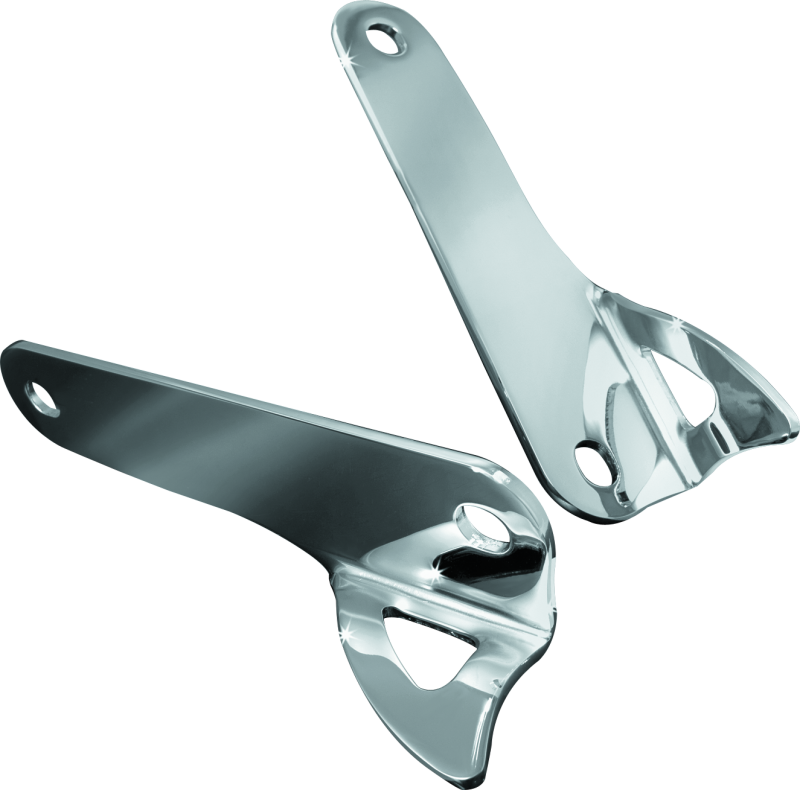 Kuryakyn 924 Teardrop Tie Down Brackets 00-13 Touring Models Chrome