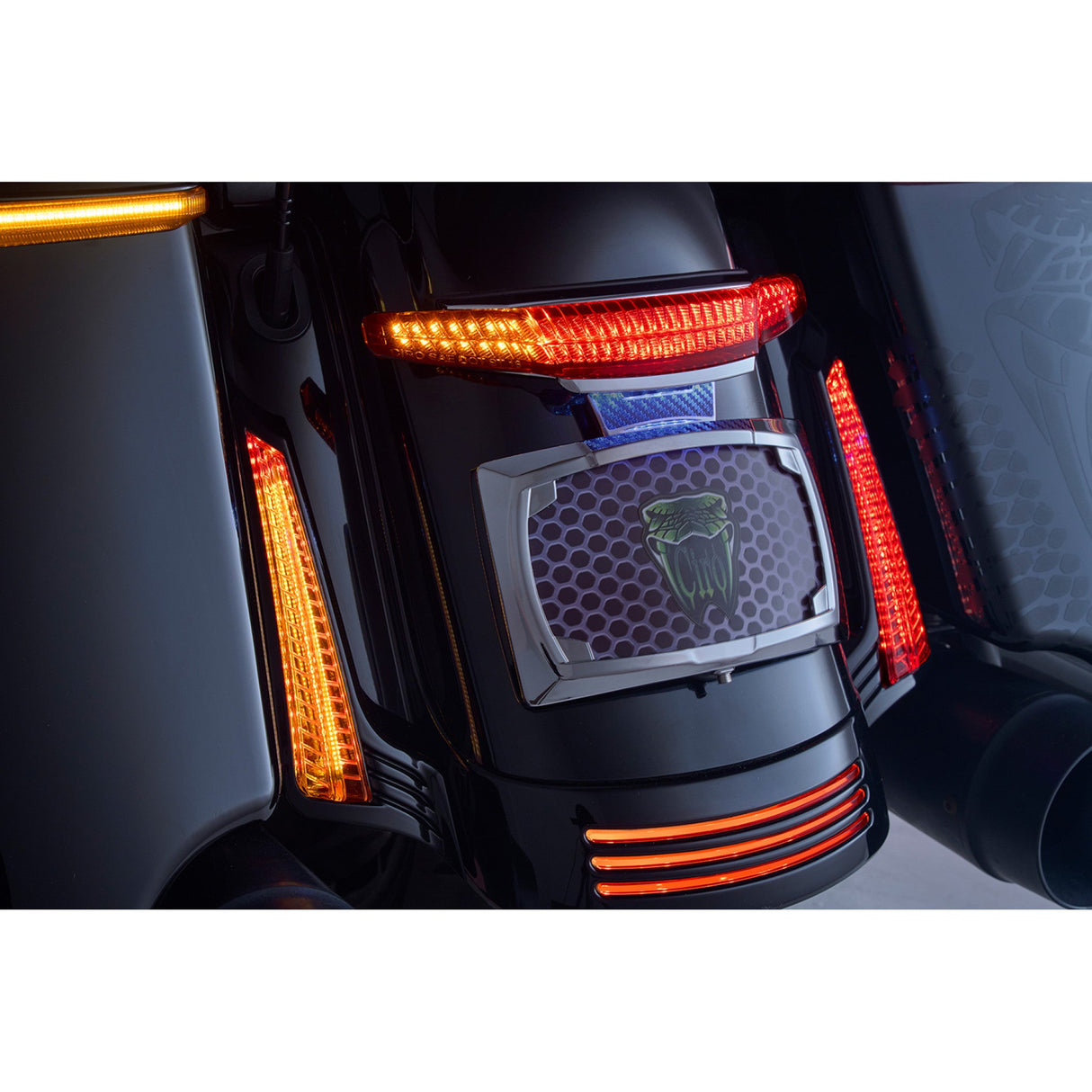 Ciro Taillight License Plate Holder - 40373 For Harley Touring 1998-2026