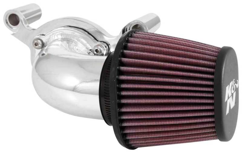 K & N Engineering 96 103 Bright Aircharger Performance Intake - 63-1131P For Harley Touring 2008-2016