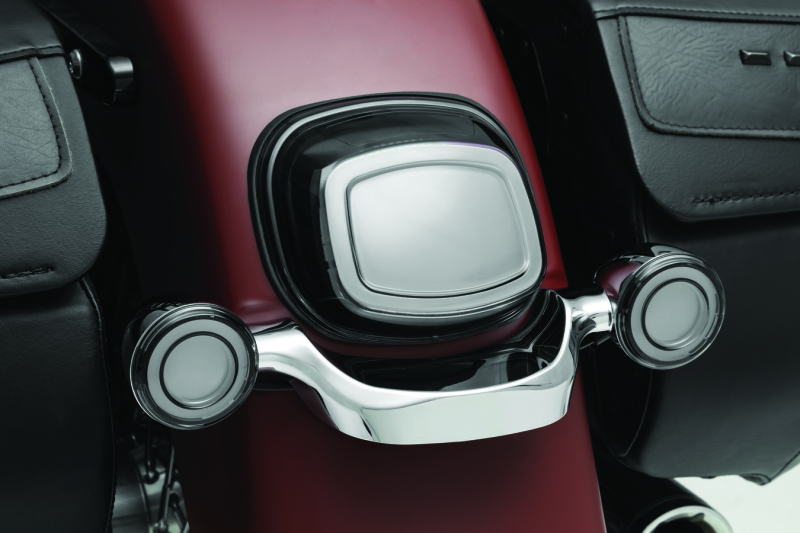 Kuryakyn 2907 Tracer L.e.d. Front Turn Signal Insert, Red Light, Smoke Lens 1156