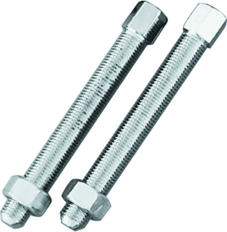 Biker's Choice Bikers Choice Big Twin Chrome Axle Adjusters Replaces H-D 41576-36 Pr - 492544 For Harley Super Glide 1971-1972