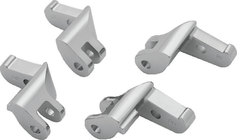 Kuryakyn Floorboard Relocator Brackets 17 And Up Touring Chrome - 4609 For Harley Touring 2017-2021