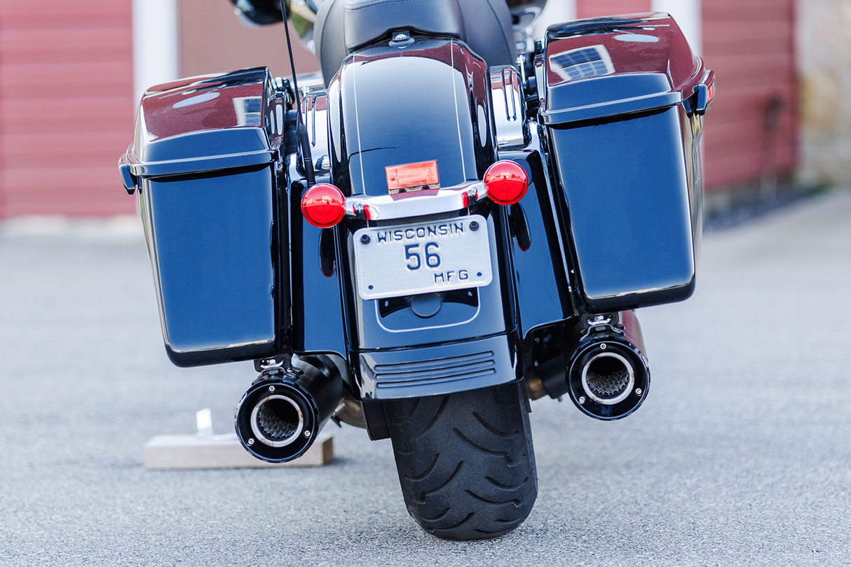 4-1/2" GNX Slip-On Mufflers - Guardian Black - 1801-1767