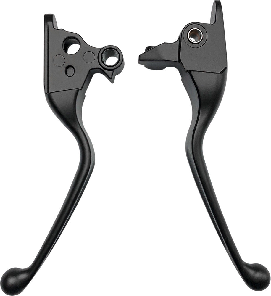 Harddrive 053814 Smooth Lever SET Chrome FLT With Cable Clutch For Harley Touring 2008-2013