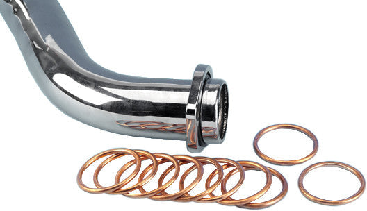James Gasket James Gaskets Gasket EXH Gasket Copper EVO Twin CAM 10/PK - 65324-83-CG For Harley Motorcycles 1984-2006