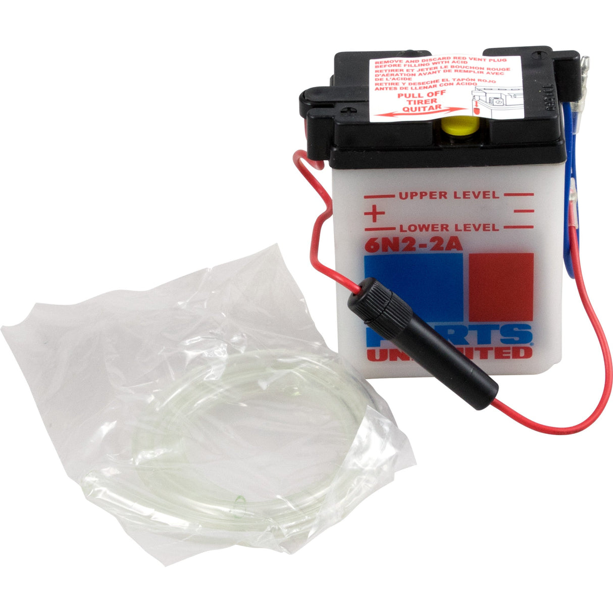 PARTS UNLIMITED R6N2-2A Conventional Battery