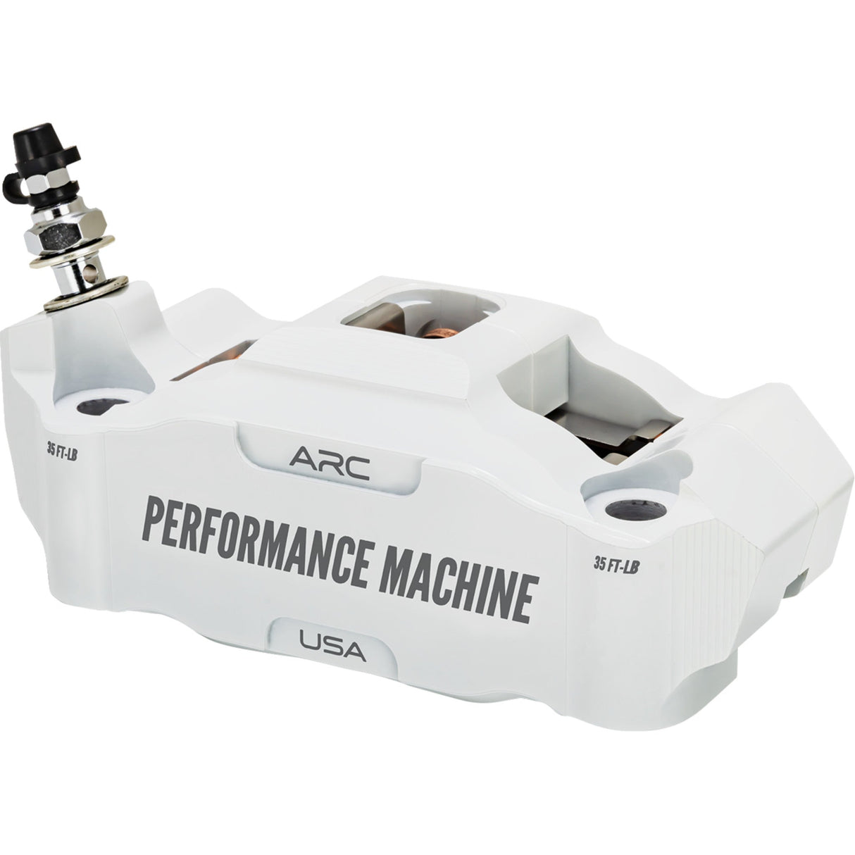 PERFORMANCE MACHINE (PM) 1701-0817 0052-2427-WC Race Series Radial Mount Caliper Radial Mount Caliper - Front Left - White