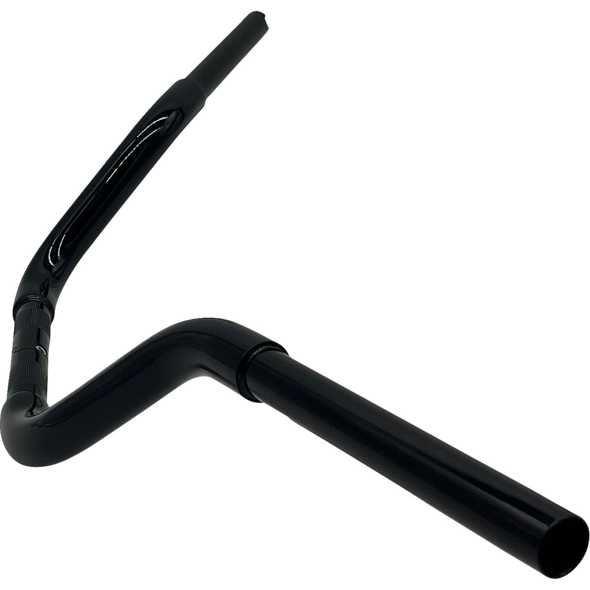 FAT Baggers INC. 1-1/4" EZ Install Round Top Handlebar 8" Black - 903008-B For Harley Softail Low Rider 2018-2023