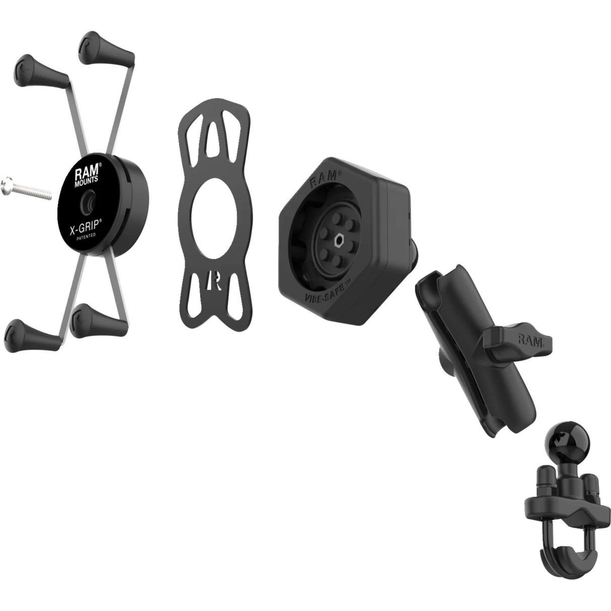 RAM MOUNTS 0603-1126 RAM-B-149Z-UN10-462 X-Grip® Mount Kit Mount Kit - X-Grip® - Vibe Safe™ - U-Bolt - Medium