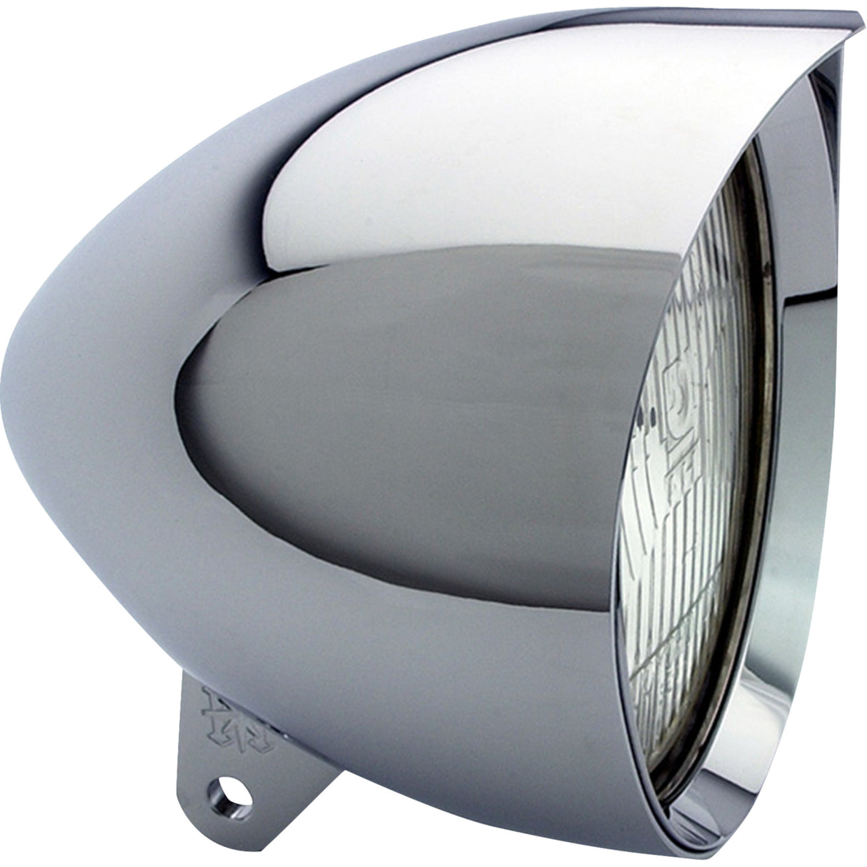 HEADWINDS 2001-3067 1-4500VCA Headlight Housing 4-1/2" - vampire concours bullet - chrome