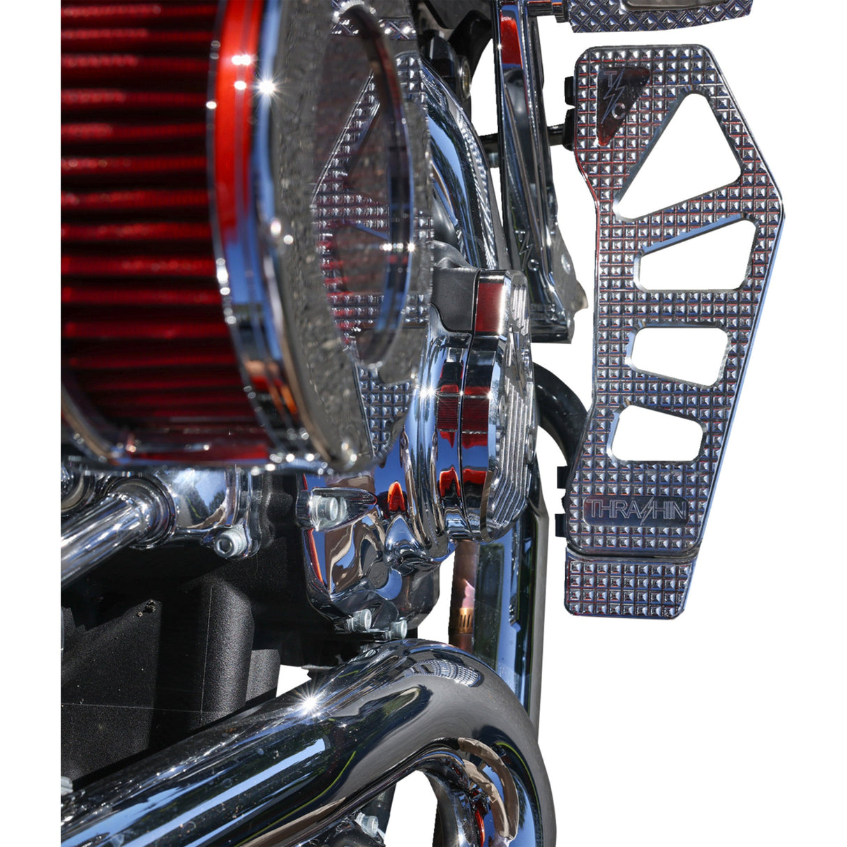 Thrashin Supply CO. Cam Cover Gen 2 Finned Chrome M8 - TSC-3029-3 For Harley Touring 2023-2026
