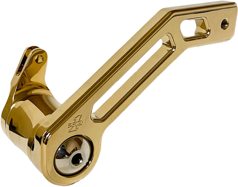 Pro One T-REX Shorty Brake ARM Gold ` - 500772TIN For Harley Touring 2008-2013
