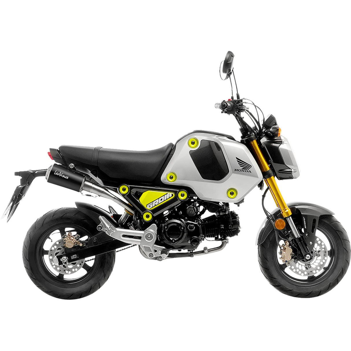 Leovince LV-10 High-Mount Exhaust System - 15253BU Honda Grom 125 2022-2024
