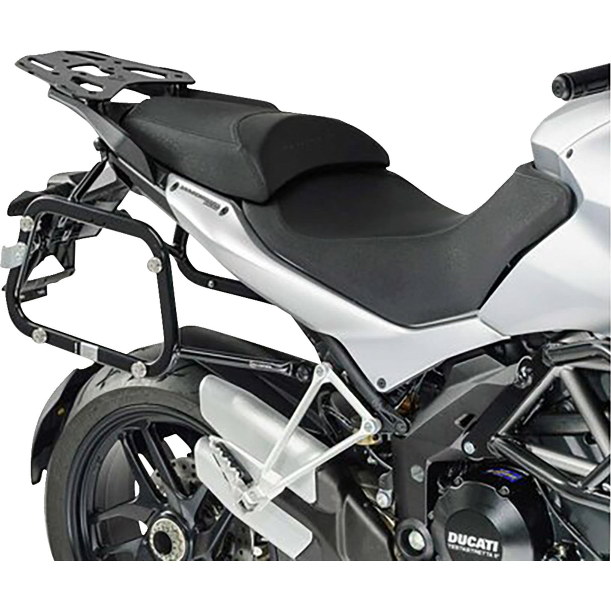 SW-MOTECH 3580-0348 KFT.22.140.70000/B TRAX ADV Aluminum Case System black - ducati multistrada 1200 '10-'14