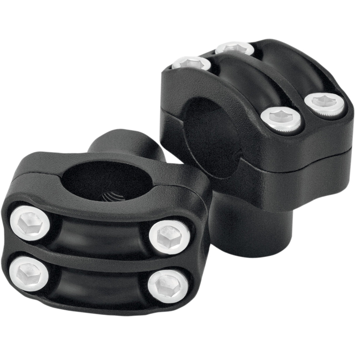 RSD 0602-0542 0208-2050-SMB Nostalgia Handlebar Riser - Risers - Four-Bolt - 1-1/2" - Black Ops
