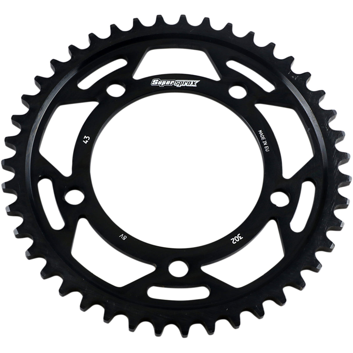 SUPERSPROX 1210-2386 RFA-302-43-BLK Edge Rear Sprocket black - 43 tooth