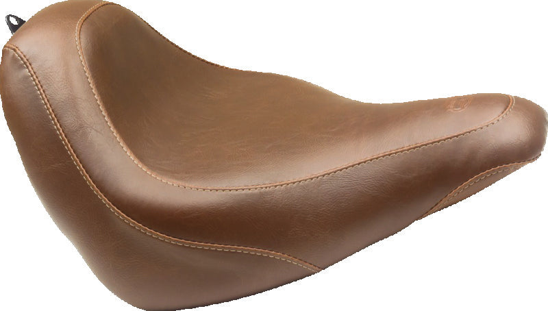 Mustang Motorcycle Street Bob Wide Tripper Solo Seat Brown - 83029 For Harley Softail Street Bob 2018-2020