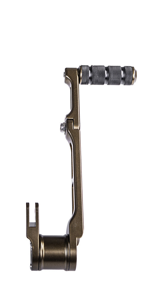 Santoro Fabworx SF30030 Just THE TIP ADJ BRK ARM Black With TOE PEG Black For Harley Touring 2015-2026