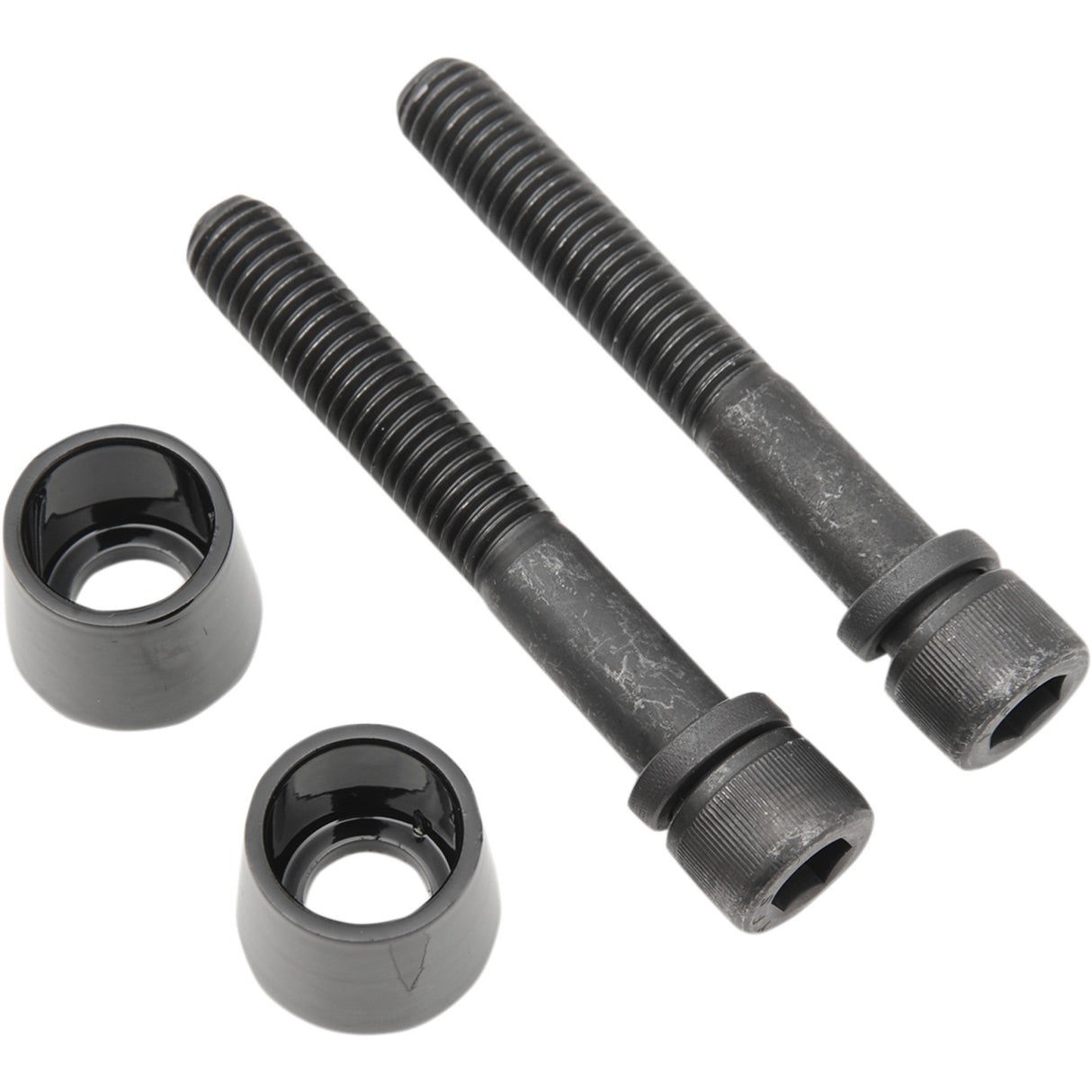 LA CHOPPERS 0602-0347 LA-7412-02B Handlebar Riser Bolt Cone Kit Bolt and Cone - Riser - Black