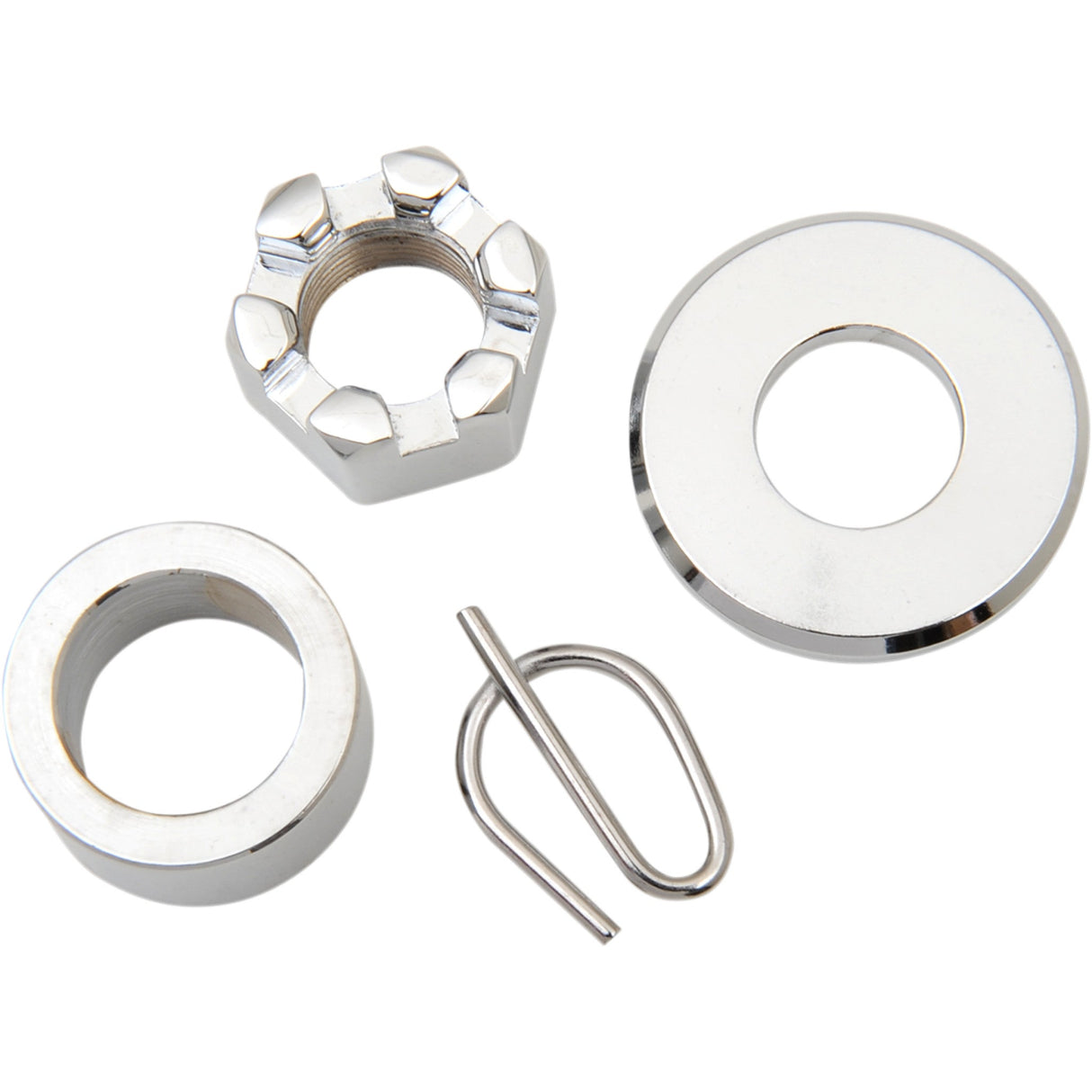 Colony Axle Spacer Nut Kit Rear - 9997-3 For Harley Sportster 1986-1999