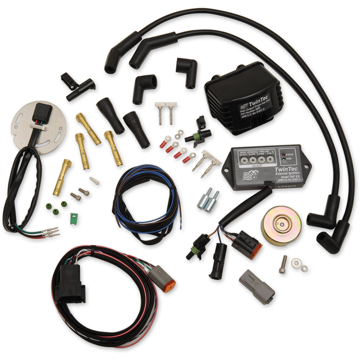 DAYTONA TWIN TEC LLC 1020-2749 3021 External Ignition Conversion Kit External Ignition Kit - Harley Davidson