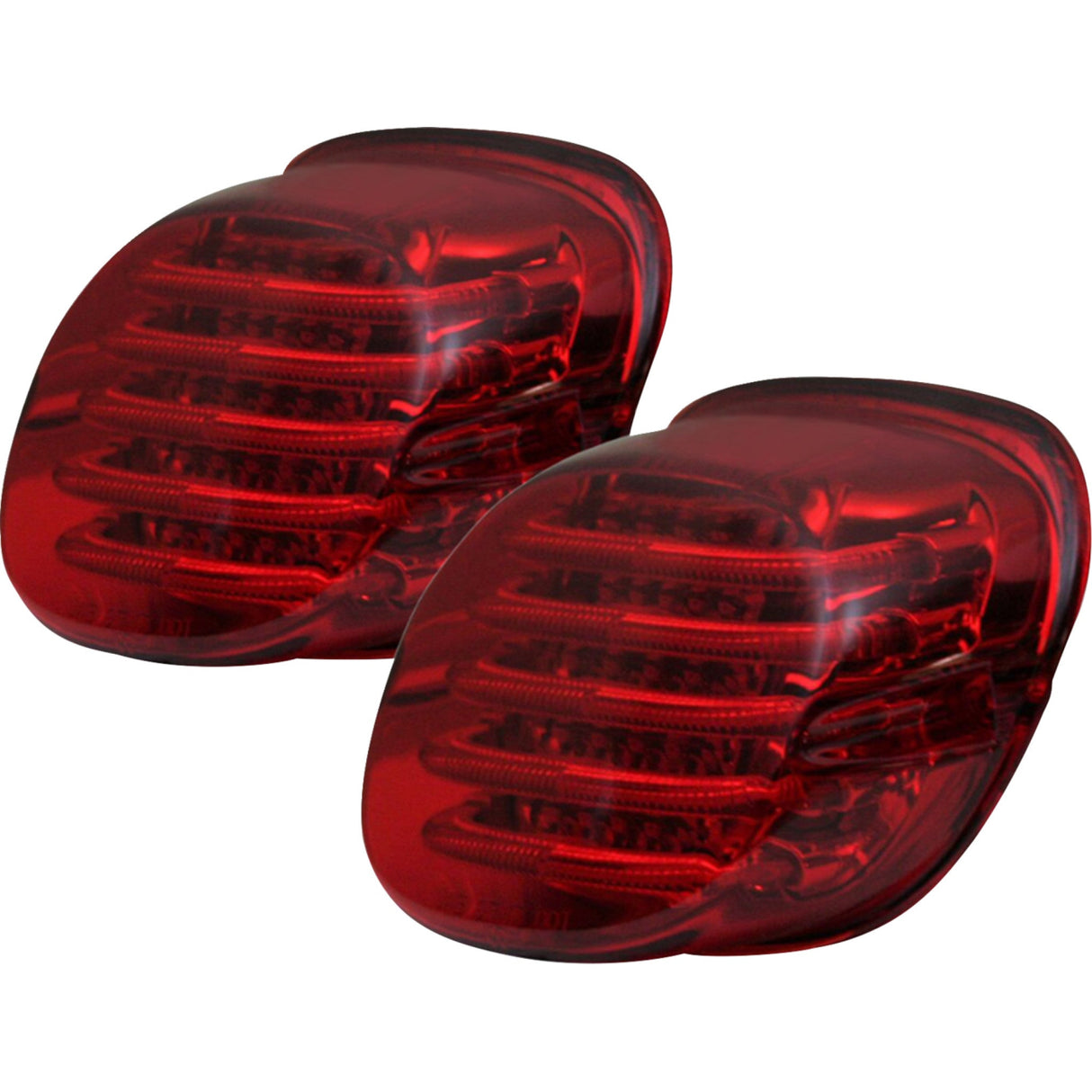 Custom Dynamics ProBEAM® LED Taillight Low-Profile Red - TRIKE-KIT-1R For Harley Touring 2009-2025