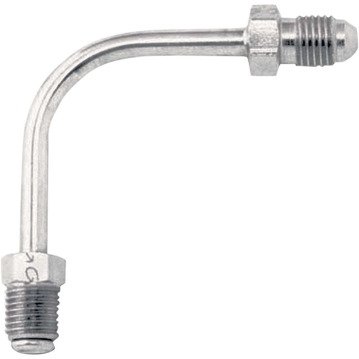 GOODRIDGE 69003CH P690-03CH Brake Line Tube Adapter Tube Adapter - 90° - Short - Chrome