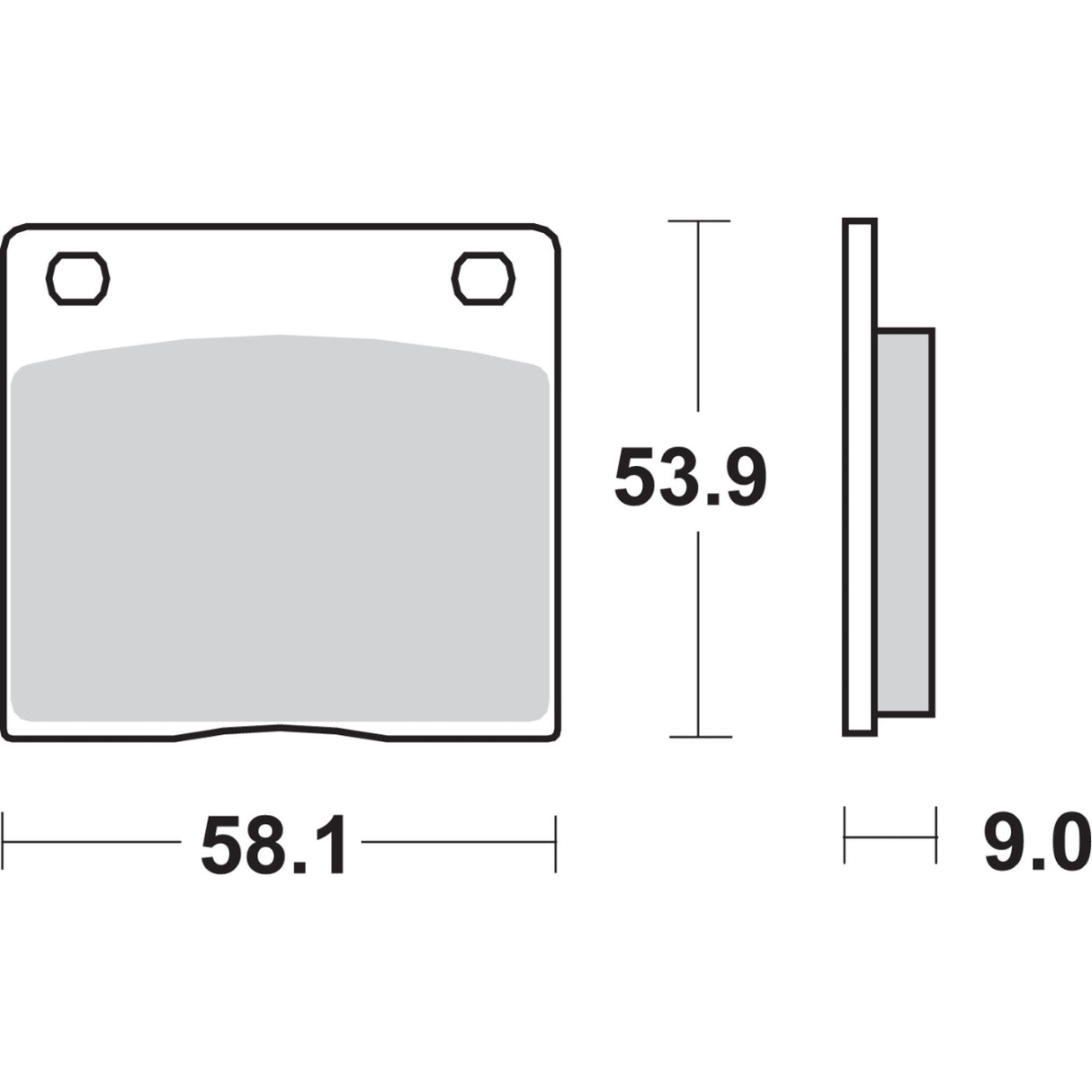 Sbs Brake Pad - 512HF Suzuki Motorcycles 1978-1983