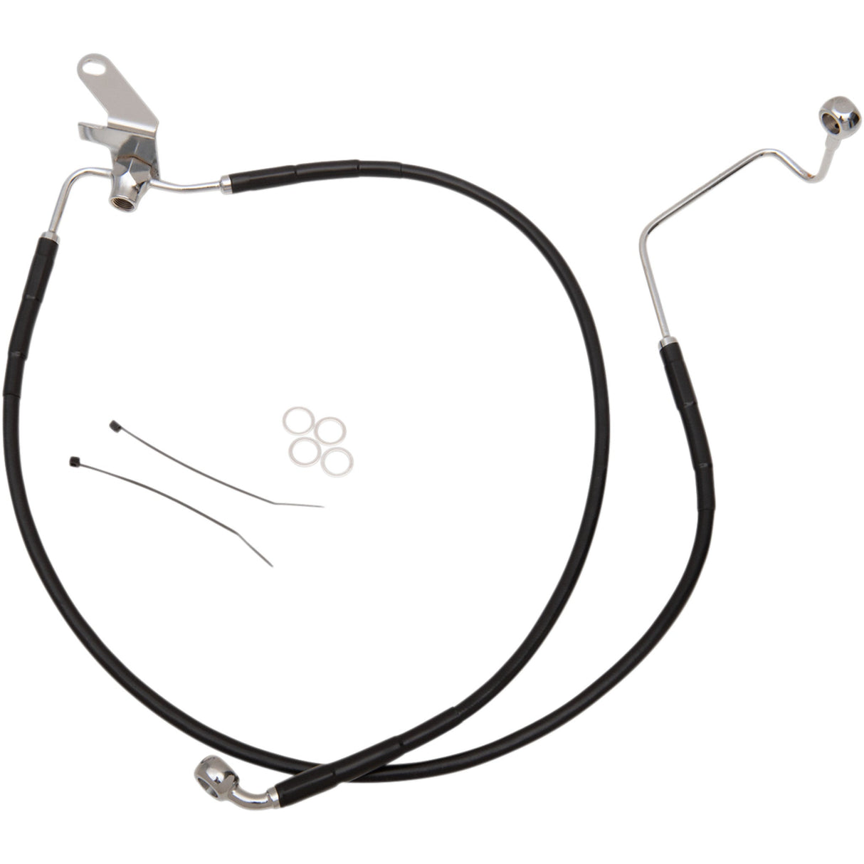 DRAG SPECIALTIES Extended Length Brake Line Kit - Softail