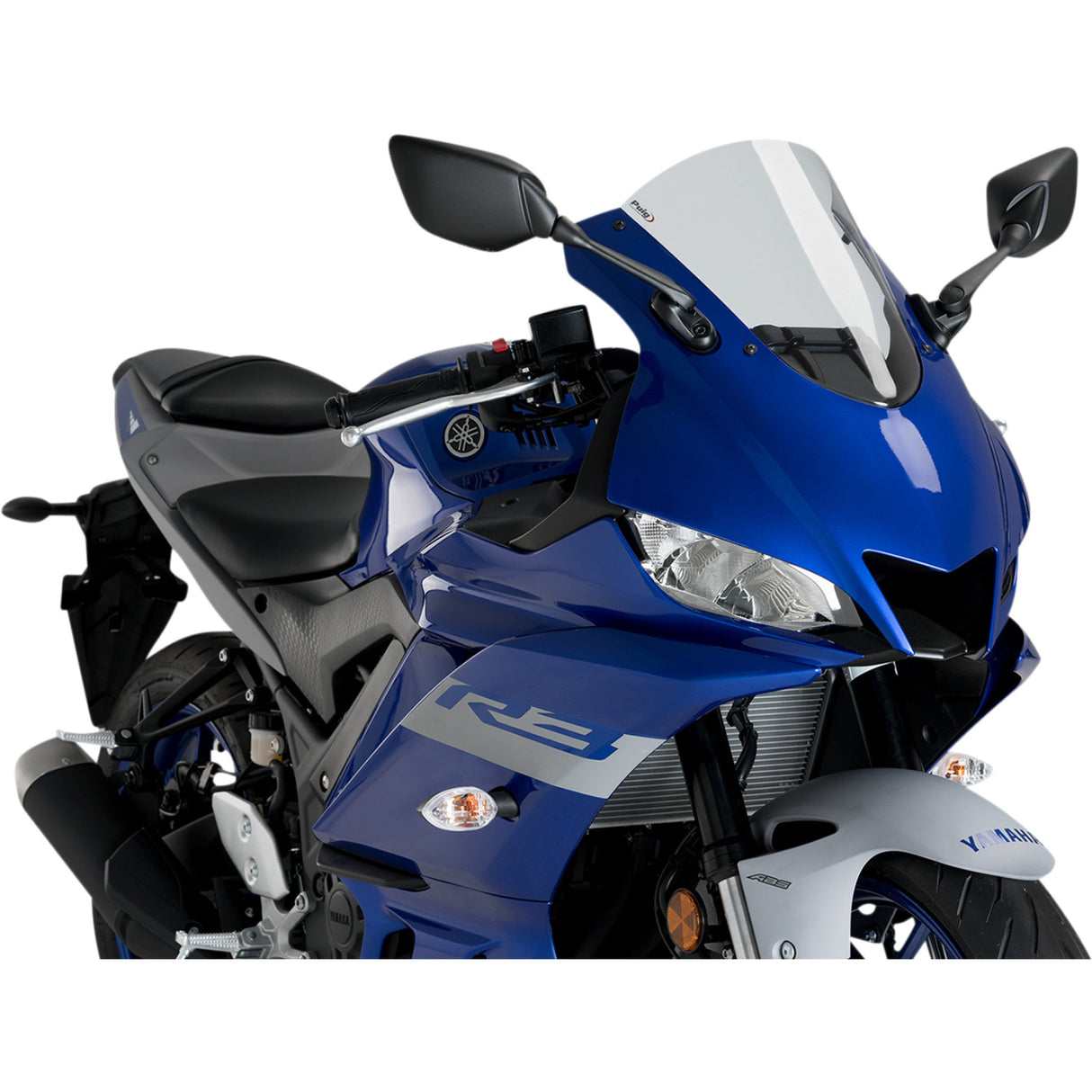 Puig Hi-Tech Parts Z-Racing Windshield - 3737W Yamaha R3 2019-2024