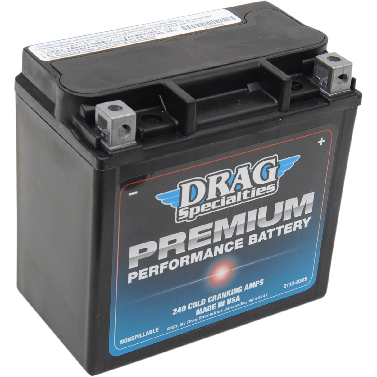 DRAG SPECIALTIES 2113-0325 Premium Performance Battery gyz16hl