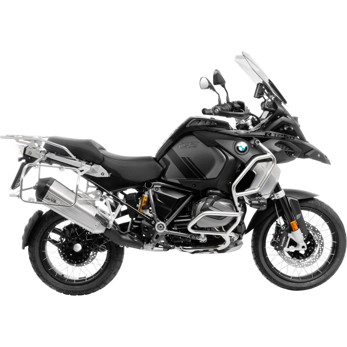 LEOVINCE 1811-4942 15310U LV-12 R Slip-On Muffler stainless steel - bmw r 1200 gs