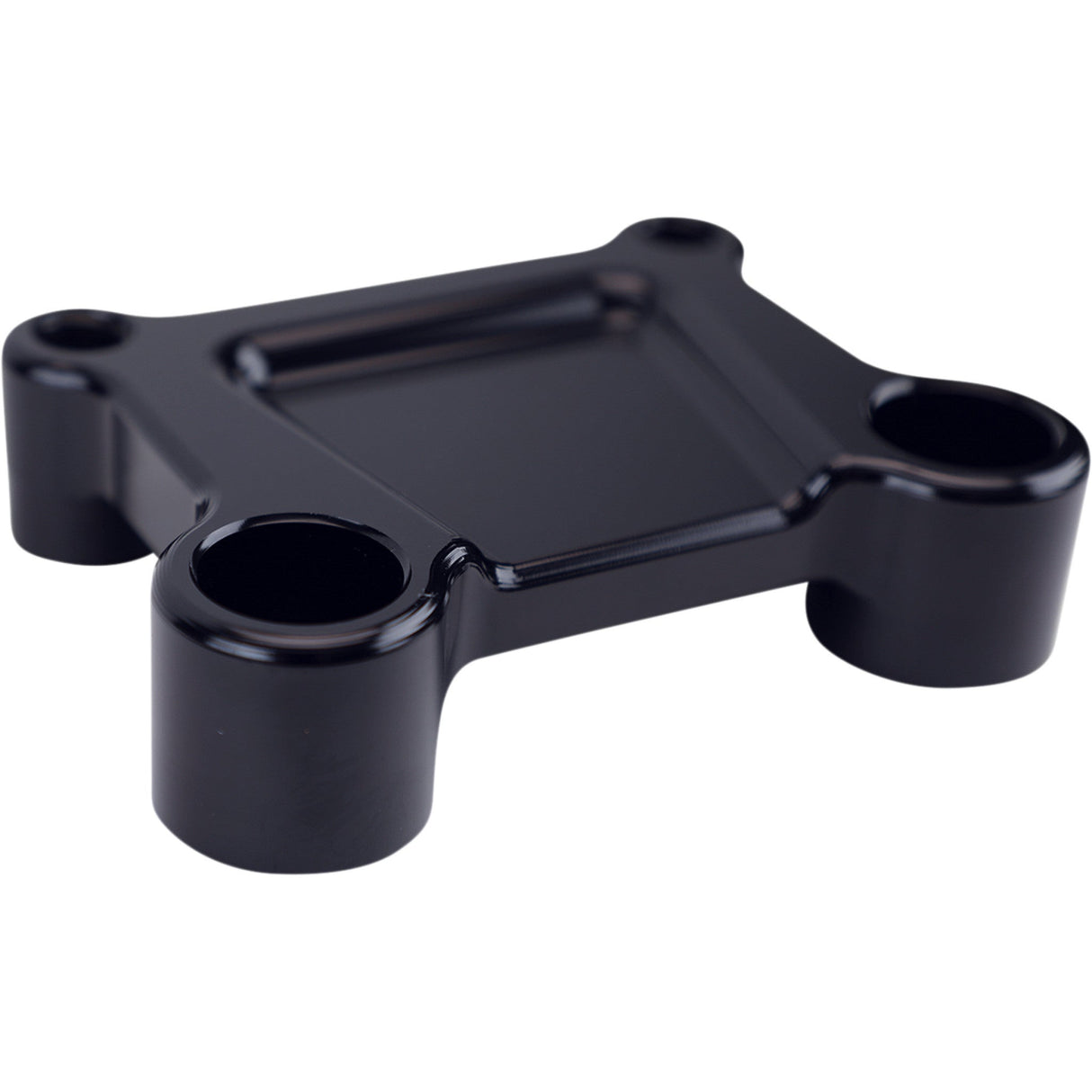 LA Choppers T-Bar Handlebar Adapter FLH Black - LA-7415-15B For Harley Touring 1985-2022