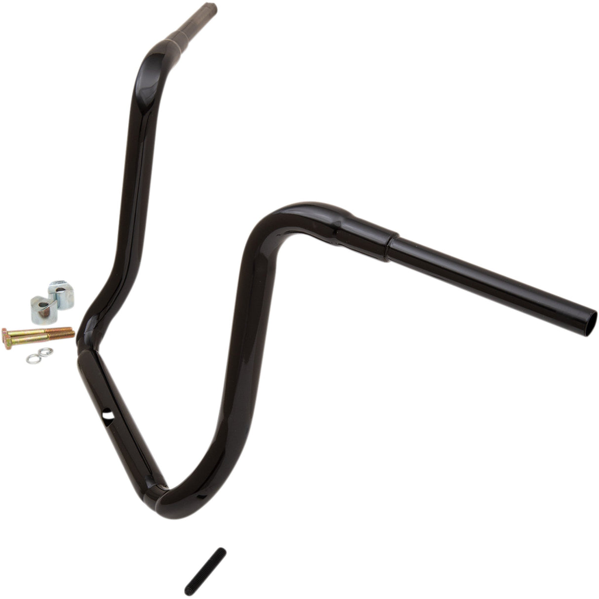 LA Choppers 1-1/2" Grande Traditional Ape Hanger Handlebar 16" Black - LA-7323-16B For Harley Touring 1983-2013