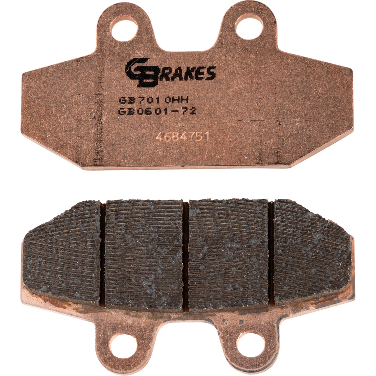 Gbrakes Brake Pad - GB0601-70 For Harley Softail 2018-2023