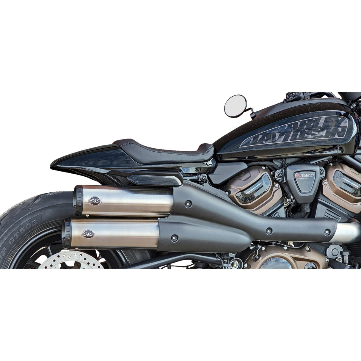 S&s Cycle Grand National Muffler - 550-1111 For Harley Sportster RH1250S 2021-2024