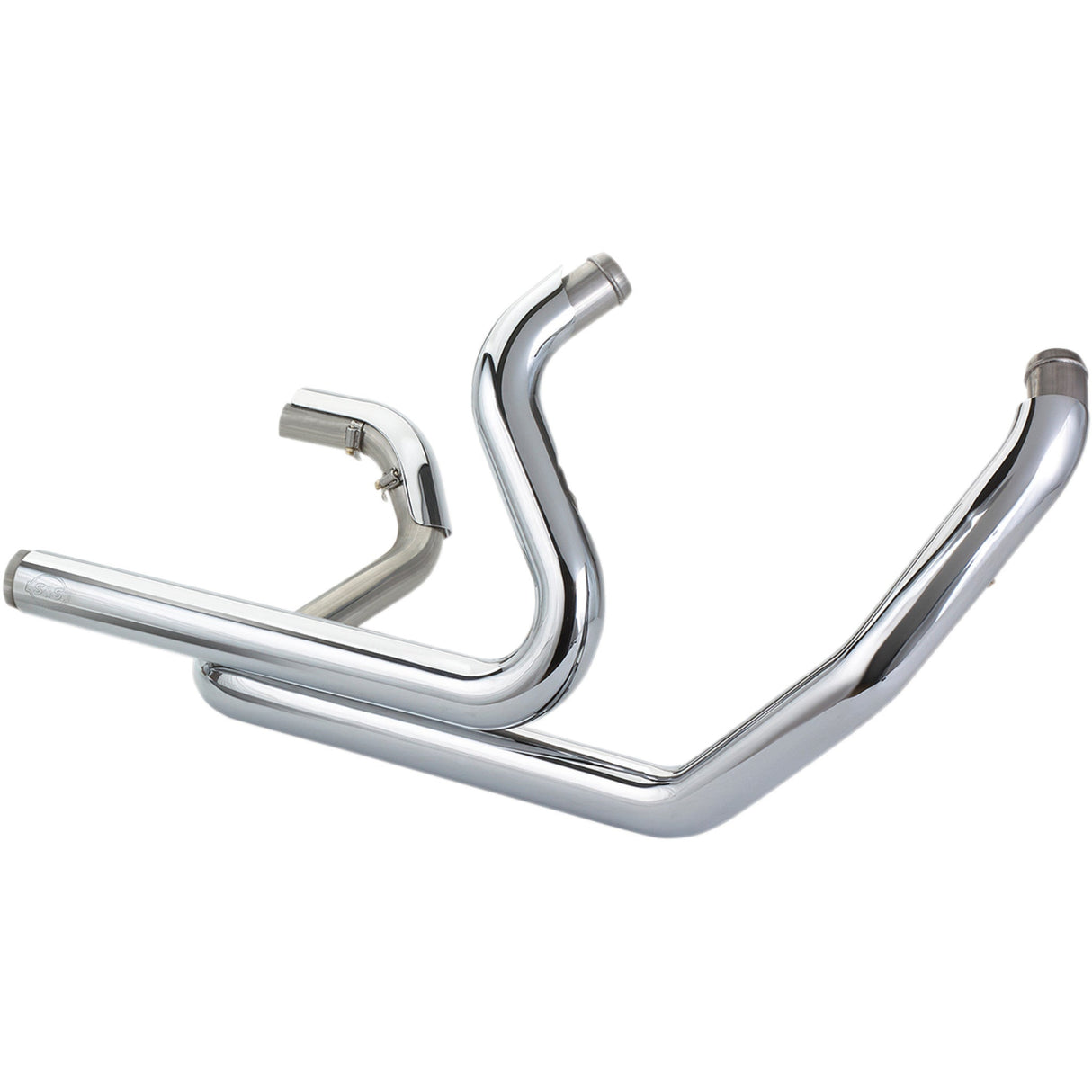 S&S CYCLE 1802-0390 550-0704 Power Tune® Dual Headers - Chrome